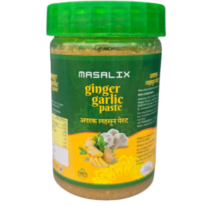 Masalix Premium Ginger Garlic Paste – 100% Pure 250g | Authentic Taste | No Added Colors or Flavors |